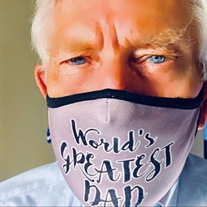 Father’s Day World’s Greatest Dad Face Mask Gift